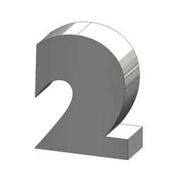 2 Number Gill Sans Font Number
