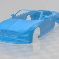 Bentley Continental GTC Speed 2025 - Body Car STL Model
