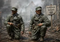 Brandenburgers Special Forces Kneeling Soldiers 3D print model