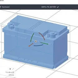CAR BATTERY 3D FILE