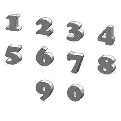 Cooper Font Numbers Alphabet Number