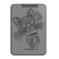Corner Cat Curiosity: Etched Pet Peek Bead Box
