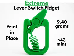 Extreme Lever Switch Fidget (Print in Place) - Free 3D Print Model
