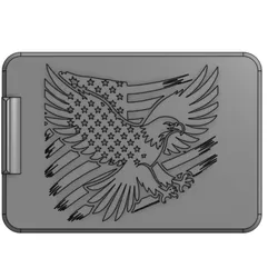Freedom's Flight Stash: Patriot Eagle Bead Box