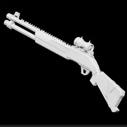 Low Poly Sniper Rifle 3D Model - Game-Ready STL/FBX - FPS Weapon Asset - Unity & Unreal Engine 6 Optimized - Modular Weapon Design