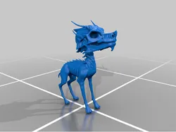 Perro-Skull-modelado Claudio Gabriel Escobar