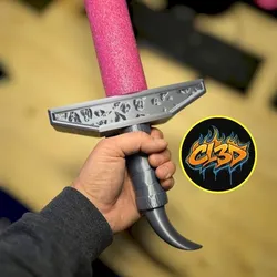 Pitted Fang Pool Noodle Sword