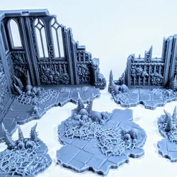 Print 'N' Roll Set: Hive Infested Planet (Texture Roller and Terrain Set)