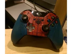 Spiderman themed Xbox One controller faceplate