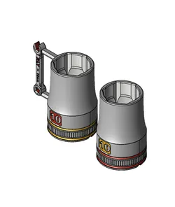 10mm MID Length 16oz Can Cup! - Energy Drink Can Cup