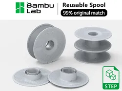 Bambu Lab Spool – 99% original match !!! (+Screw) - Free 3D Print Model