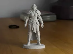 Fantasy Female Warrior - Free 3D Print Model