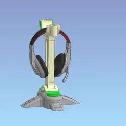 Headphone Stand for Mechanic 3D SLT file printing
