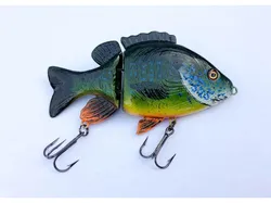 Realistic Sunfish Jointed Swimbait Fishing Lure