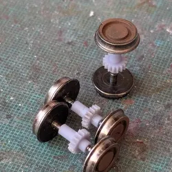 Replacement axle gear muffs for HO Bachmann 44 & 70 ton switchers