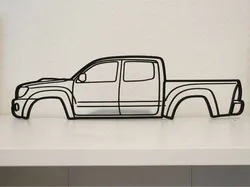Toyota Tacoma 2nd Gen Wall Art - Free 3D Print Model