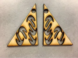 Triangle Holes Earrings