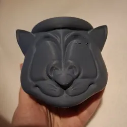 Vintage Cartoony cute Halloween Cat Bucket