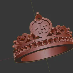 15" crown