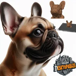 French Bulldog bust - incl. optional colour profile for Bambu Software.