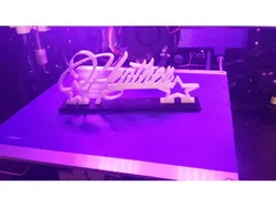 Heather (name desk plate)