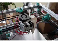 HyperCube E3D Titan Mount with BLTouch and Radial Fan