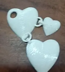 key ring Flexible heart