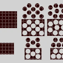 Marble tiles, display bases and topper selection, 2x 32mm 5 man, 2x 32mm 10 man