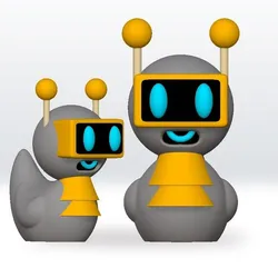 Sprunki Funbot Duck STL, 3mf, Obj, 3D Model Character Fanart