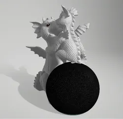 Suporte Alexa Echo Dot 4a e 5a Geração Baby Dragon Kidding Mom