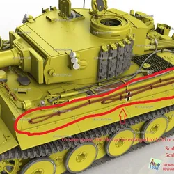 Tiger Tank Early Left Side of Wire.(STL-16-35)
