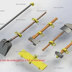 Tiger tank Tool Unit-1.(STL-16-35)