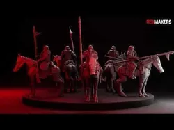 Death squad Cavalry of Imperial force 3D print model