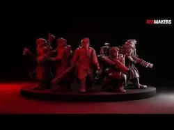 Death Squad Engineers of the Imperial Force 3D print model