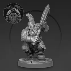Dwarf berserker 3D print model