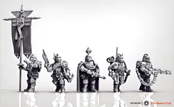 Feudal Guard Command Squad Elite 3D print model