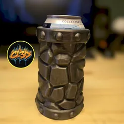 Medieval Stone Can Koozie