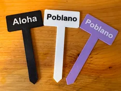 Plant Marker - Customizable Text (Outdoor/PETG) - Free 3D Print Model