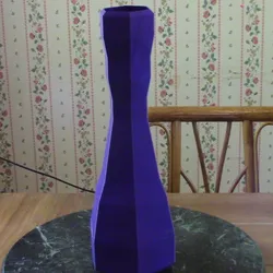 Tall Smooth pentagon vase