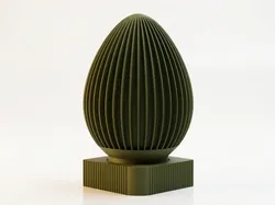 Easter Egg in Candle Holder - Free 3D Print Model