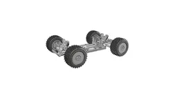 Powered-Wheel Truggy 1/12 Scale Finished