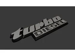 VW turbo diesel emblem