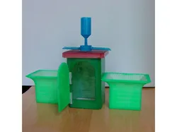 Desktop Planter/Allotment(British) with little shed
