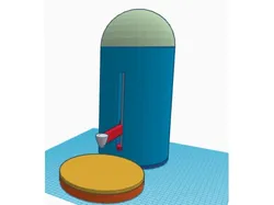 dual rotating axis 3D printer design