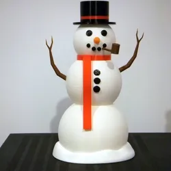 Large Scale Multi Piece Snowman