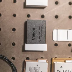 Peg Anything // Canon LP-E17 Battery Holders