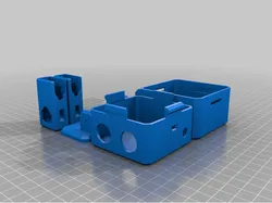 Small box for electronic components.