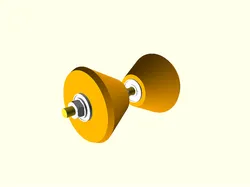 Spool holder cone