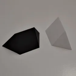 Two Piece Tetrahedron Puzzle