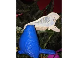 Blue-Blue ornament
